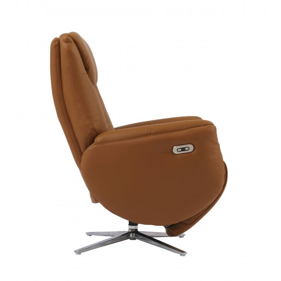 15P-1142 Apollo Swivel Pedestal Power Recliner, Capri Camel