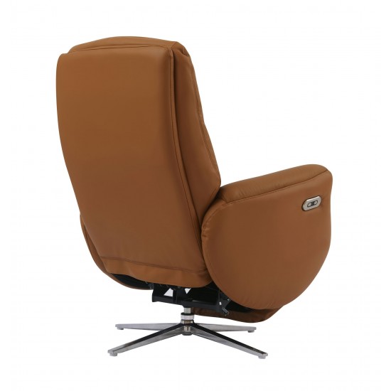 15P-1142 Apollo Swivel Pedestal Power Recliner, Capri Camel