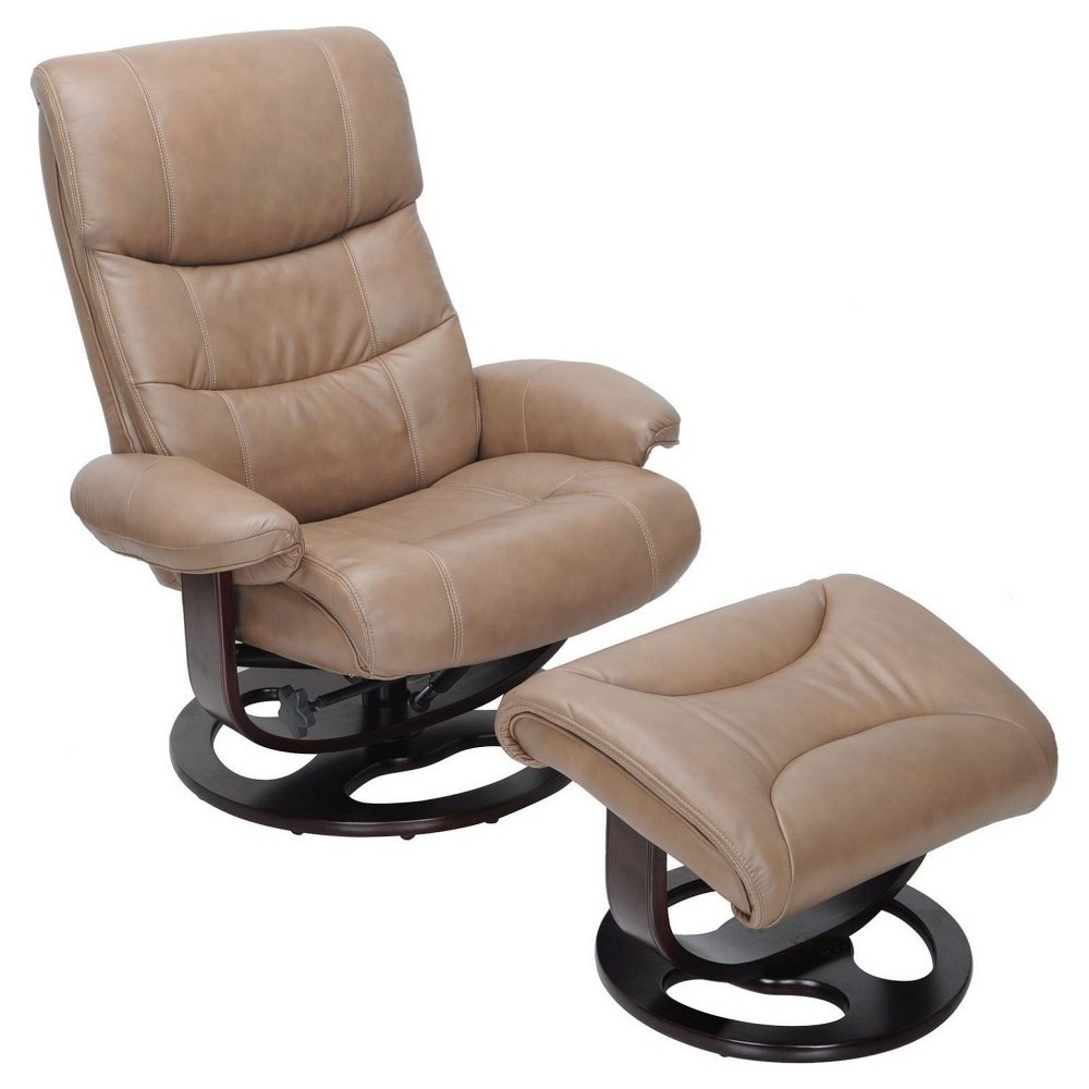 15-8038 Dawson Swivel Pedestal Recliner, Frampton Brown