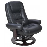 15-8021 Jacque Swivel Pedestal Recliner, Hilton Black