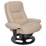 15-8021 Jacque Swivel Pedestal Recliner, Hilton Ivory