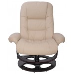 15-8021 Jacque Swivel Pedestal Recliner, Hilton Ivory