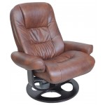 15-8021 Jacque Swivel Pedestal Recliner, Hilton Whiskey