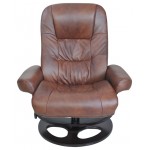 15-8021 Jacque Swivel Pedestal Recliner, Hilton Whiskey