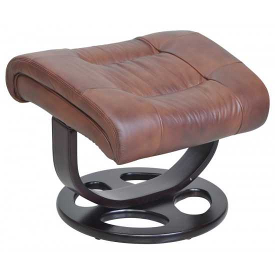 15-8021 Jacque Swivel Pedestal Recliner, Hilton Whiskey