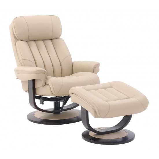 15-3709 Oakleigh Swivel Pedestal Recliner, Hilton Ivory