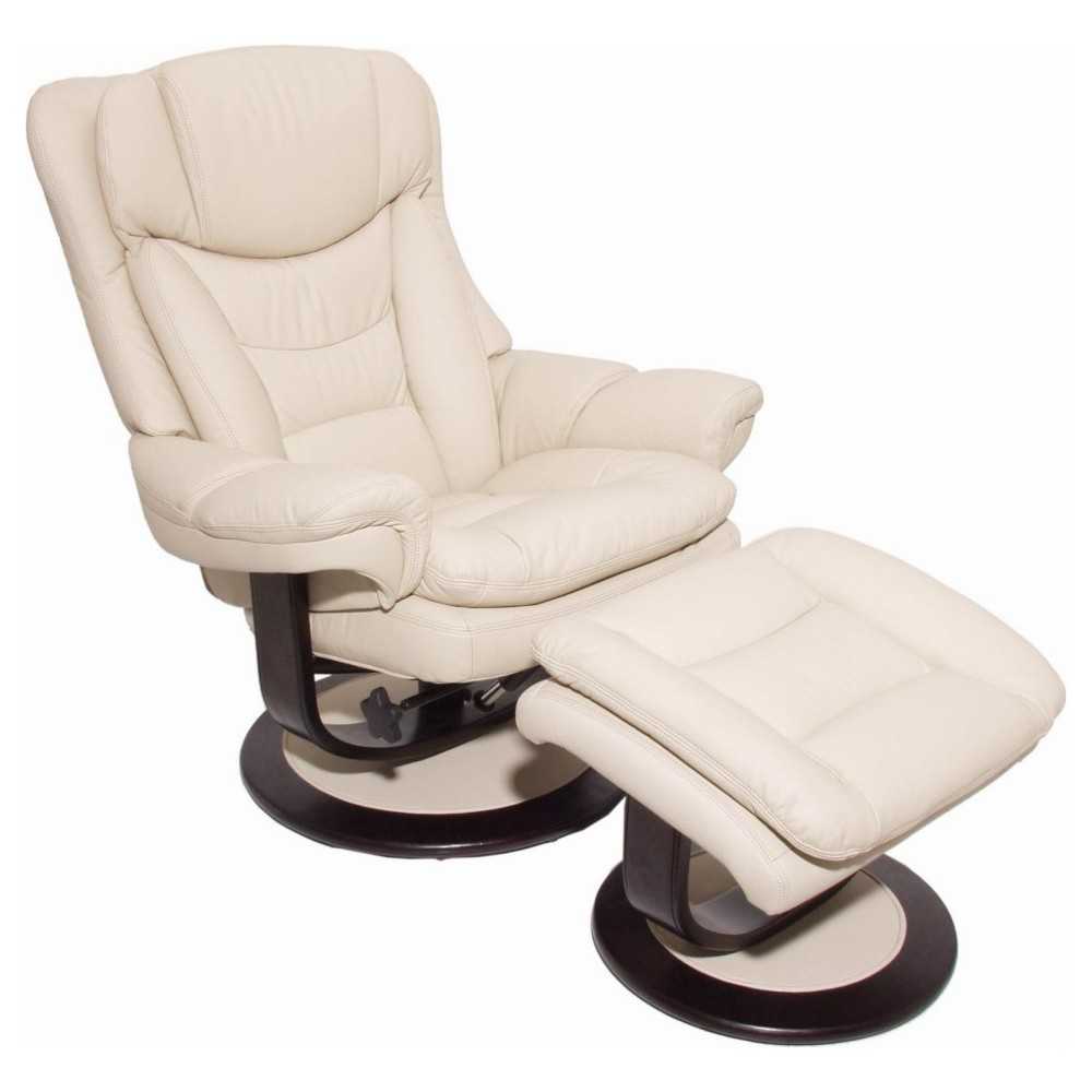 15-8039 Roscoe Swivel Pedestal Recliner, Frampton Ivory