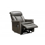 23PHL-3086 Lauren Power Lift Recliner, Matteo Smokey Gray