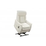 23PHL-3086 Lauren Power Lift Recliner, Enzo Winter White