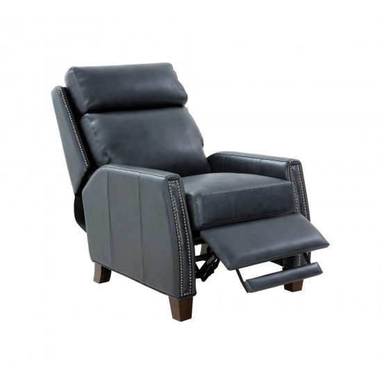 7-3687 Anaheim Recliner, Barone Navy Blue