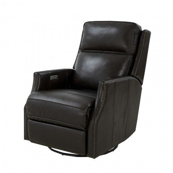 8PH-1120 Aniston Swivel Glider Recliner, Bennington Fudge