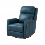 8-1121 Brandt Swivel Glider Recliner, Prestin Yale Blue