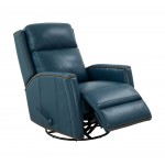 8-1121 Brandt Swivel Glider Recliner, Prestin Yale Blue