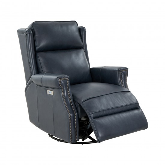 8PH-4000 Brookmore Swivel Glider Recliner, Barone Navy Blue