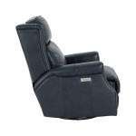 8PH-4000 Brookmore Swivel Glider Recliner, Barone Navy Blue