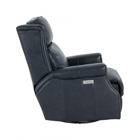 8PH-4000 Brookmore Swivel Glider Recliner, Barone Navy Blue