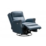 8PH-4000 Brookmore Swivel Glider Recliner, Prestin Yale Blue