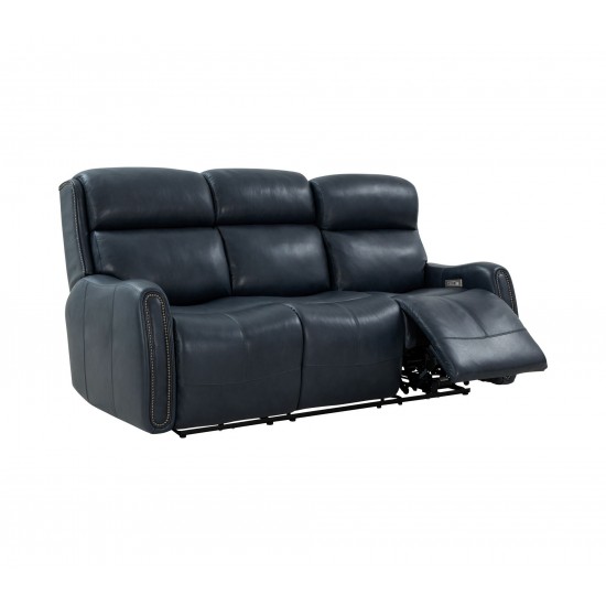 39PHL-1122 Brookside Power Reclining Sofa, Barone Navy Blue