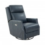 8PH-4003 Cavill Swivel Glider Recliner, Barone Navy Blue