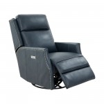 8PH-4003 Cavill Swivel Glider Recliner, Barone Navy Blue