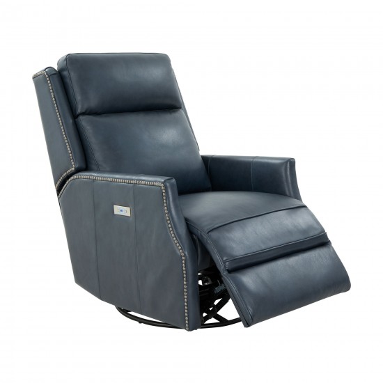 8PH-4003 Cavill Swivel Glider Recliner, Barone Navy Blue