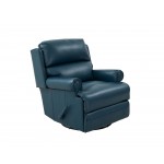 8-1117 The Club Swivel Glider Recliner, Prestin Yale Blue