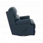 8-1117 The Club Swivel Glider Recliner, Prestin Yale Blue