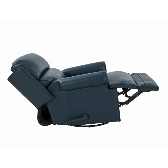 8-1117 The Club Swivel Glider Recliner, Prestin Yale Blue