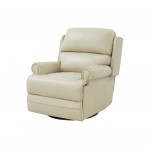8P-1117 The Club Swivel Glider Recliner, Barone Parchment
