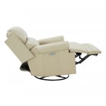 8P-1117 The Club Swivel Glider Recliner, Barone Parchment