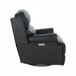 8P-1117 The Club Swivel Glider Recliner, Shoreham Gray