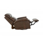 8-4001 Crews Swivel Glider Recliner, Ashford Walnut