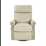 8-4001 Crews Swivel Glider Recliner, Barone Parchment