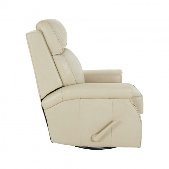 8-4001 Crews Swivel Glider Recliner, Barone Parchment