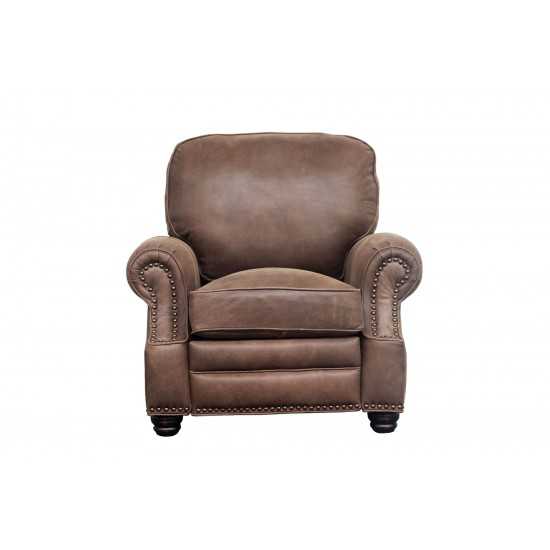 7-4727 Longhorn Recliner, Dark Sanded Bomber