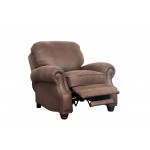 7-4727 Longhorn Recliner, Dark Sanded Bomber