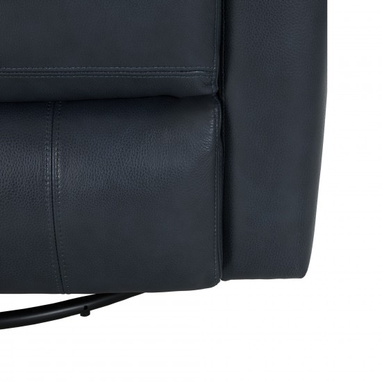 8-1119 Marconi Swivel Glider Recliner, Barone Navy Blue