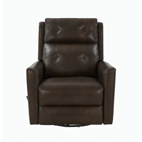 8-1119 Marconi Swivel Glider Recliner, Ashford Walnut