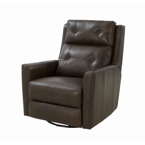 8-1119 Marconi Swivel Glider Recliner, Ashford Walnut