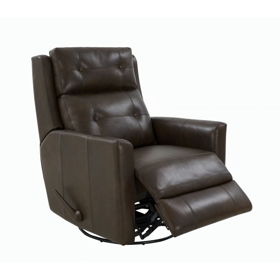 8-1119 Marconi Swivel Glider Recliner, Ashford Walnut