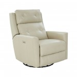 8PH-1119 Marconi Swivel Glider Recliner, Barone Parchment