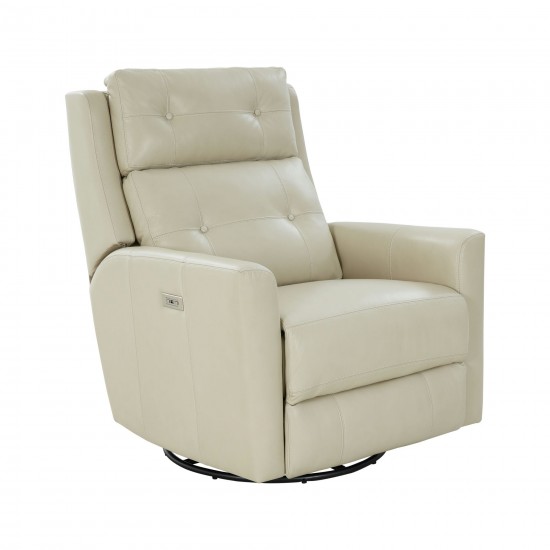 8PH-1119 Marconi Swivel Glider Recliner, Barone Parchment