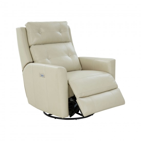 8PH-1119 Marconi Swivel Glider Recliner, Barone Parchment