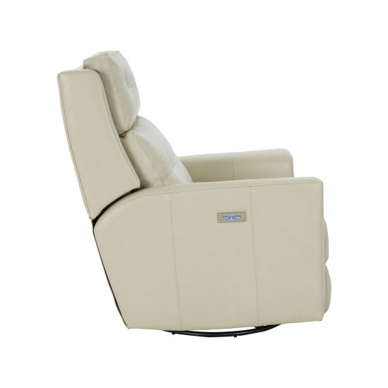 8PH-1119 Marconi Swivel Glider Recliner, Barone Parchment