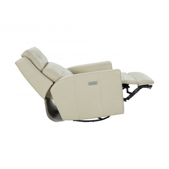 8PH-1119 Marconi Swivel Glider Recliner, Barone Parchment