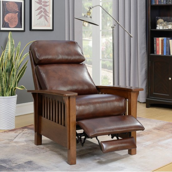 7-3323 Mission Recliner, Wenlock Fudge