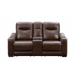 24PH-1138 Sutherland Console Loveseat, Castleton Rustic Brown