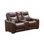 24PH-1138 Sutherland Console Loveseat, Castleton Rustic Brown