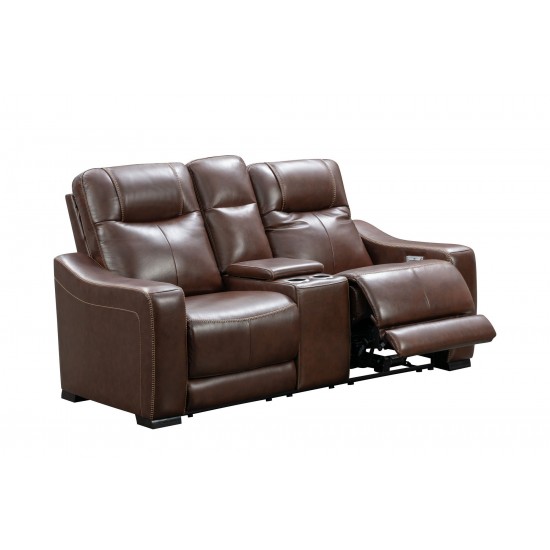 24PH-1138 Sutherland Console Loveseat, Castleton Rustic Brown