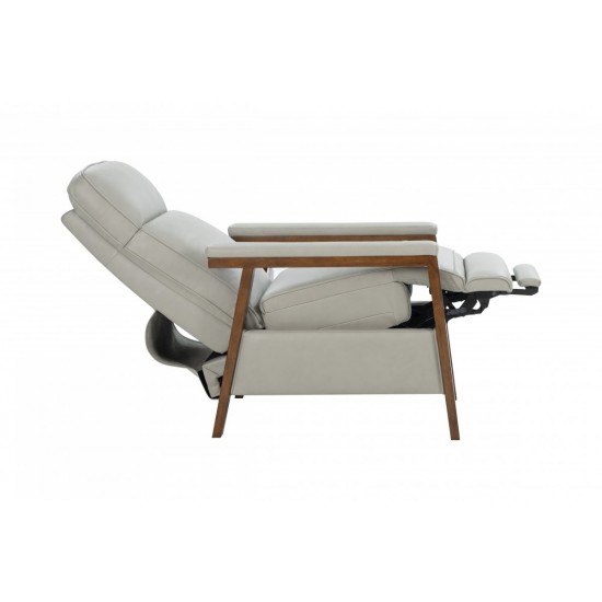 7-1187 Ashland Push Thru The Arms Recliner, Corbett Chromium